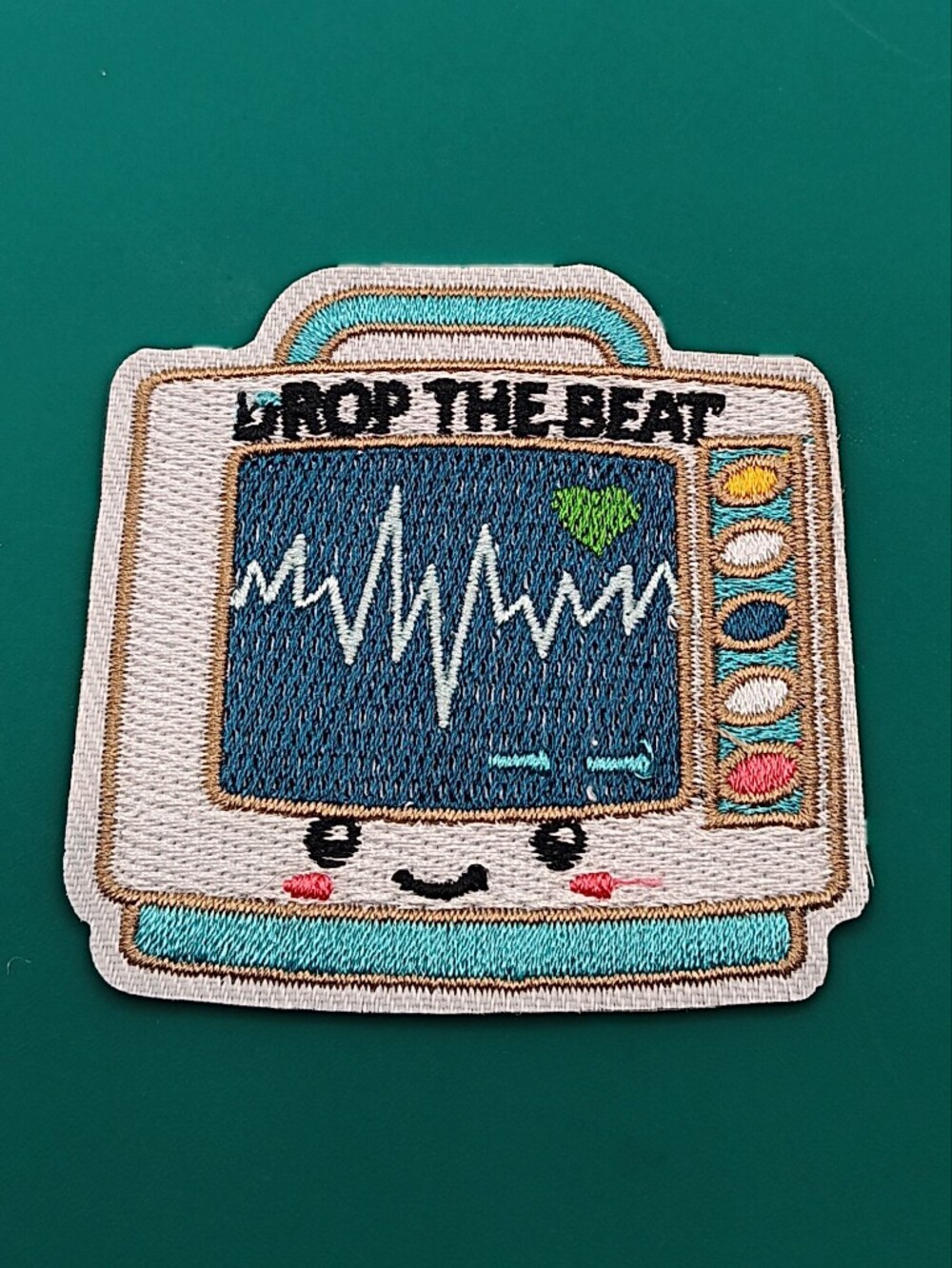 Funny Paramedic Medical Embroidered Iron On Patch Applique, Health & Music Humor